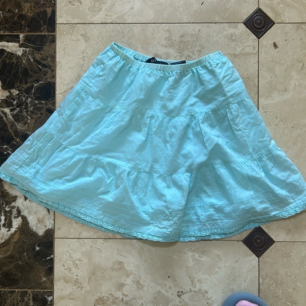 Blue skirt